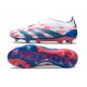 adidas Predator Elite LL FG Blanc Ftwr Bleu Solaire Rose Solaire
