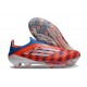 Crampons adidas F50+ LL FG Rouge Bleu Blanc