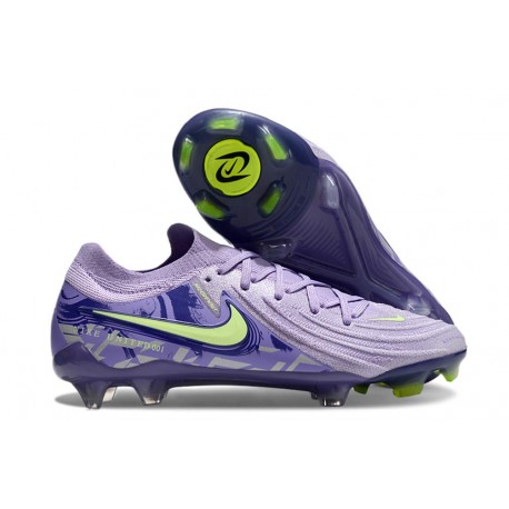 Chaussure Nike Phantom Luna 2 Elite L FG Violet Agate Volt Très Pâle