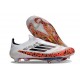 Crampons adidas F50+ LL FG X Messi Blanc Rouge Noir