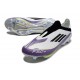 Crampons adidas F50+ LL FG X Messi Blanc Ftwr Noir Violet Uni