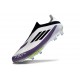 Crampons adidas F50+ LL FG X Messi Blanc Ftwr Noir Violet Uni
