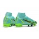 Chaussures Nike Mercurial Superfly 8 Elite FG Impulse - Turquoise Vert