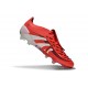 adidas Predator Elite Foldover Tongue FG Rouge Lucide Blanc Noir