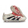 adidas Predator Elite Foldover Tongue FG Blanc Cassé Noir Rubis Pur