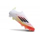adidas F50 Elite Sans Lacets FG Blanc Noir Jaune Solaire