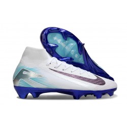 Nike Zoom Mercurial Superfly X Elite FG Blanc Noir Bleu