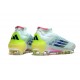 Crampons adidas F50 Elite Mid FG Stellar Icon – Bleu Jaune