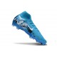 Nike Air Zoom Mercurial Superfly 10 Elite FG Bleu Blanc