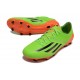Crampons adidas F50 Elite FG Vert Orange Noir