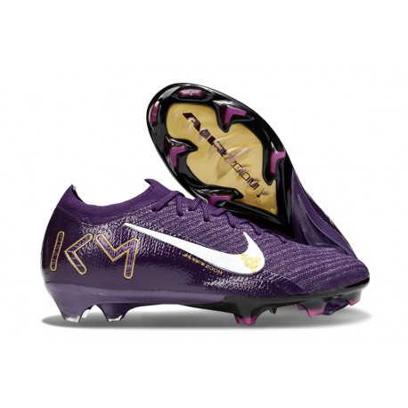 Nike Air Zoom Mercurial Vapor XVI Elite FG X MBAPPÉ FG Violet Grandiose Ivoire Pâle