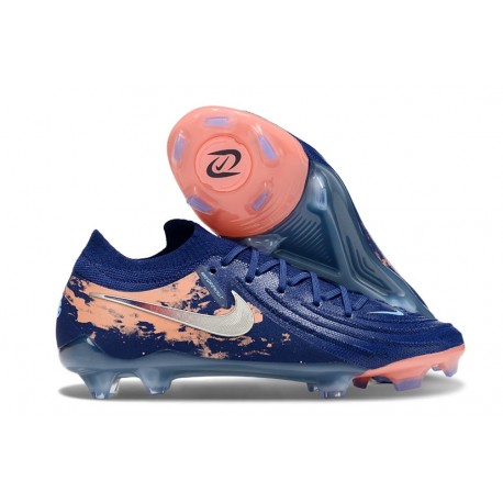 Chaussure Nike Phantom Luna 2 Elite L FG X Haaland Bleu Vide Chrome