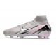 Nike Air Zoom Mercurial Superfly 10 Elite FG Gris Blanc