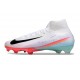Nike Air Zoom Mercurial Superfly 10 Elite FG Blanc Noir Orange