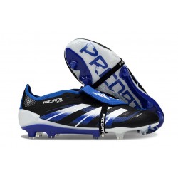 adidas Predator Elite Foldover Tongue FG Noir Bleu Blanc