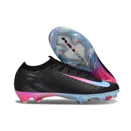 Chaussures Nike Mercurial Vapor 16 Elite FG Noir Rose Bleu