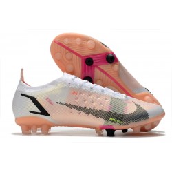 Nike Mercurial Vapor 14 Elite AG-Pro Blanc Noir Carmin Rose