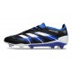 Crampons de Foot adidas Predator Elite FG Noir Bleu Blanc