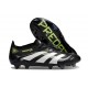 Crampons de Foot adidas Predator Elite FG Noir Blanc Citron Lucid
