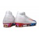 Nike Zoom Mercurial Superfly X Elite FG Blanc Bleu Rouge