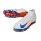 Nike Zoom Mercurial Superfly X Elite FG Blanc Bleu Rouge