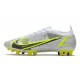 Nike Mercurial Vapor 14 Elite AG-Pro Silver Safari - Blanc Noir Jaune