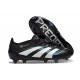 Crampons de Foot adidas Predator Elite FG Noir Blanc Bleu