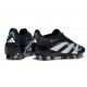 Crampons de Foot adidas Predator Elite FG Noir Blanc Bleu