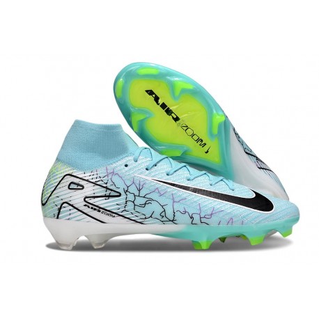 Nike Zoom Mercurial Superfly X Elite FG Vert Noir Blanc