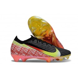 Nike Mercurial Vapor 16 Elite FG X VINI JR Noir Jaune Dynamique Vert Etincelle Cramoisi Brt