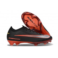 Chaussures Nike Mercurial Vapor 16 Elite FG Noir Rouge