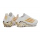 Crampons adidas F50+ LL FG Blanc Or