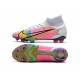 Chaussures Nike Mercurial Superfly 8 Elite FG Blanc Multicolore