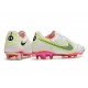 Nike Tiempo Legend 9 Elite FG Blanc Noir Carmin Rose Explosion