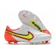 Chaussures de Foot Nike Tiempo Legend 9 Elite FG Blanc Volt Carmin