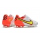 Chaussures de Foot Nike Tiempo Legend 9 Elite FG Blanc Volt Carmin