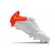 Chaussures de Foot Nike Tiempo Legend 9 Elite FG Blanc Volt Carmin