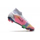 Chaussures Nike Mercurial Superfly 8 Elite FG Blanc Multicolore