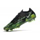 Nike Phantom GT II Elite FG Nouveau Noir Platine Métallique Vert Strike