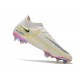 Crampons Nike Phantom GT2 Elite DF FG Blanc Noir Carmin Rose