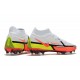 Crampons Nike Phantom GT2 Elite DF FG Blanc Carmin Volt