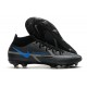 Crampons Nike Phantom GT2 Elite DF FG Noir Gris Acier