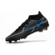 Crampons Nike Phantom GT2 Elite DF FG Noir Gris Acier